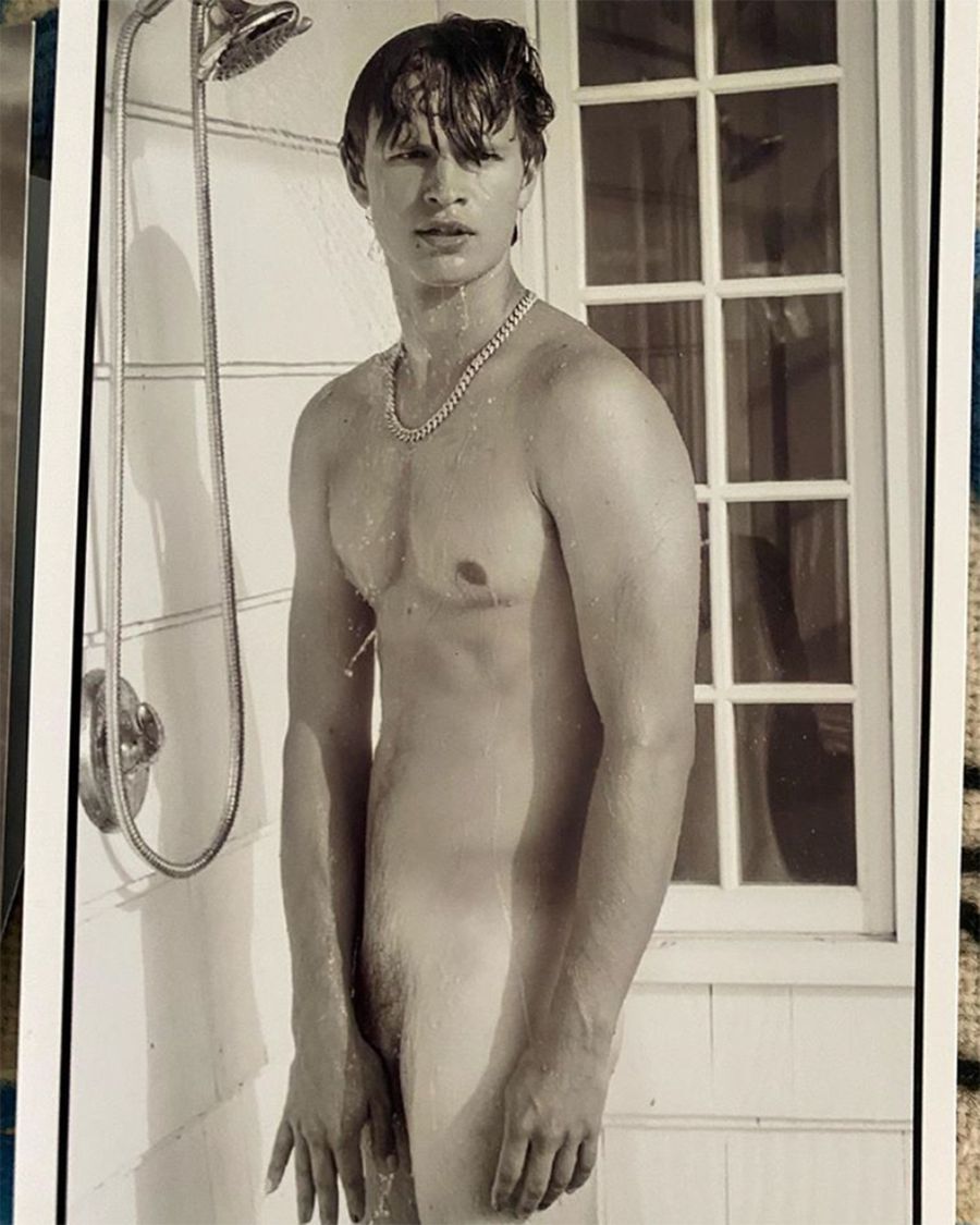 Ansel Elgort Naked In Shower Fit Naked Guys